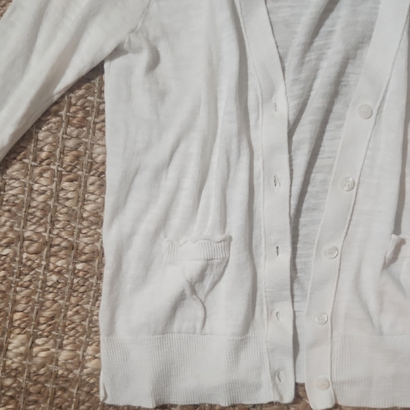 SO Women's Cream Button-Up Cardigan - Picture 3 of 9